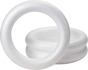 Foam wreath frame set of three