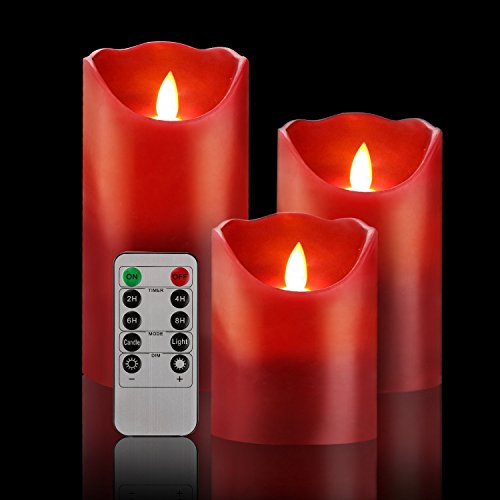 Red Flameless Candles
