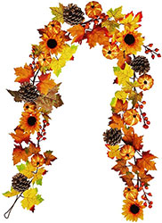 Maple leaf fall garland