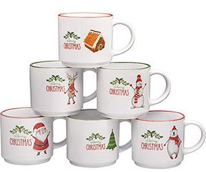 Multipack of Christmas mugs