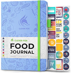 Clever Fox Food Journal - Daily Food Diary, Meal Planner to Track Calorie and Nutrient Intake, Stick to a Healthy Diet & Achieve Weight Loss Goals